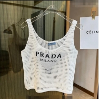 ​Buy Inexpensive Prada Mesh Vest P0408 White 2023