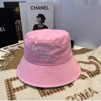 Well Crafted Dior Canvas Bucket Hat D0105 Pink 2023