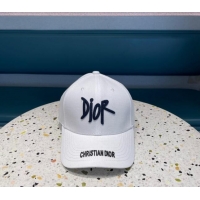 Top Quality Dior Baseball Hat 021602 White 2023