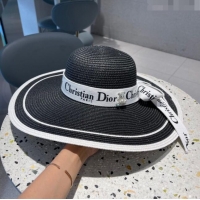 Promotional Dior Straw Hat D22712 Black 2023