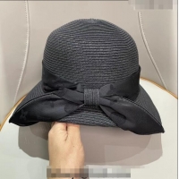 Top Quality Louis Vuitton Straw Bucket Hat 021655 Black 2023