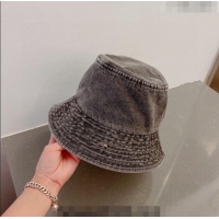 Most Popular Chanel Denim Bucket Hat 040702 Grey 2023