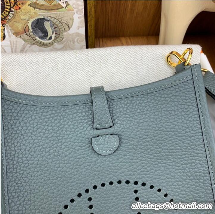 Buy Fashionable Hermes Evelyne original togo leather mini Shoulder Bag H15655-6
