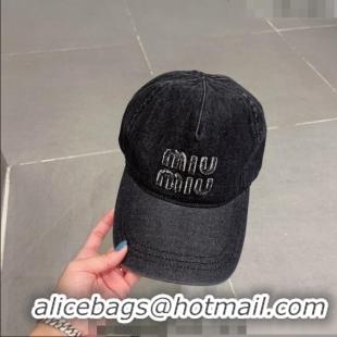 Grade Design Miu Miu Denim Bucket Hat 051209 Black 2023