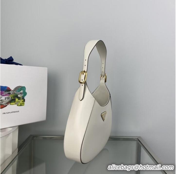 Reasonable Price Prada Leather shoulder bag 1BC179 white