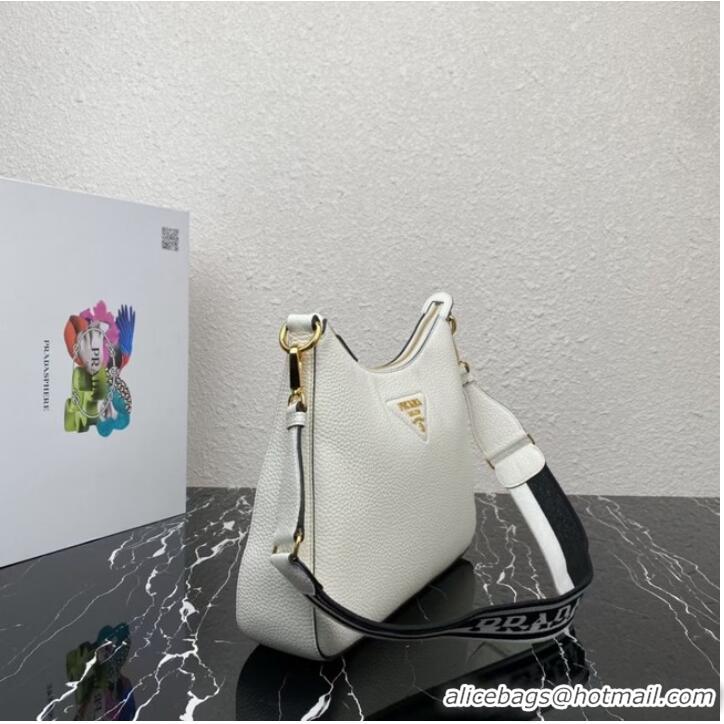 Buy Cheap Prada Leather shoulder bag 1BC178 white