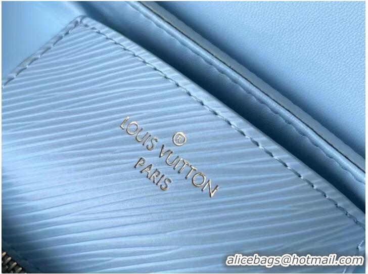 Famous Brand Louis Vuitton Epi Leather Twist PM M22515 Bleu Nuage Blue