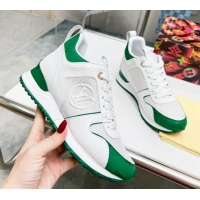 Best Product Louis Vuitton Run Away Sneakers in Green Monogram Canvas White 0316067