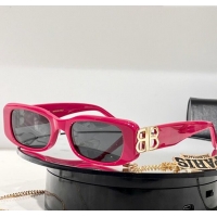 New Design Balenciaga Sunglasses BB0096 Pink 2023