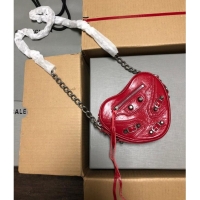 Shop Cheap Balenciaga WOMENS LE CAGOLE HEART MINI BAG 27811 red