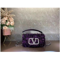 Cheapest VALENTINO MINI LOCO Imitation crystal handbag K53M-6