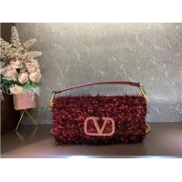 Super Quality VALENTINO LOCO Imitation crystal handbag 0K30-1