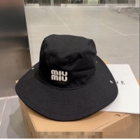 Buy Inexpensive Miu Miu Wide Brim Hat 051202 Black 2023