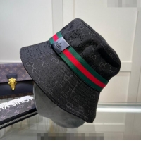 Super Quality Gucci GG Canvas Bucket Hat 0512 Black 2023