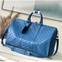 Famous Brand Louis Vuitton Keepall 45 N41145 blue