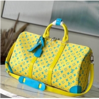 Trendy Design Louis Vuitton Keepall Bandouliere 50 M21869 Lime Green