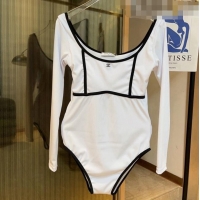 Top Design Chanel Swimwear 051032 White/Black 2023