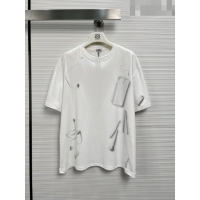 Promotional Loewe T-shirt L51017 White 2023