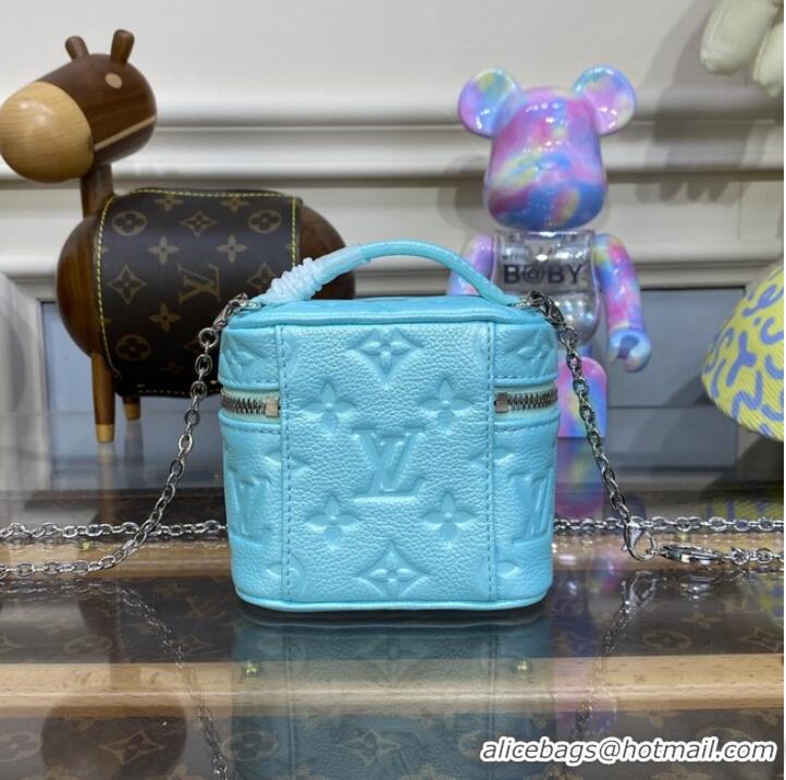 Well Crafted Louis Vuitton Micro Vanity M82193 Pearly Lagoon Turquoise