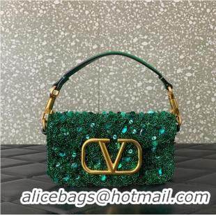 Big Discount Valentino Baguette Mini Re-Edition bag beads 8BS017A-9