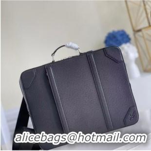 Top Grade Louis Vuitton Original Leather MESSENGER Bag M30769 Black