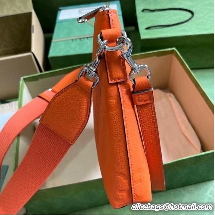 Promotional Gucci JUMBO GG MEDIUM MESSENGER BAG 696009 orange