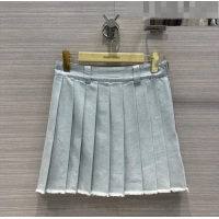 ​Inexpensive Miu Miu Denim Skirt M51212 Light Blue 2023