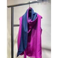 Shop Promotional Celine Silk Top C53013 Purple 2023