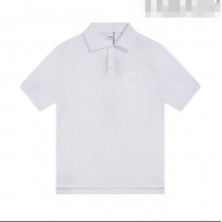 ​Good Product Burberry Men's Cotton Polo Shirt M6314 White 2023