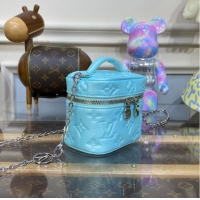 Well Crafted Louis Vuitton Micro Vanity M82193 Pearly Lagoon Turquoise