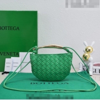 Most Popular Bottega Veneta Mini Sardine Bag in Intrecciato Leather 744267 Green 2023