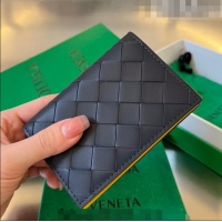 Low Cost Bottega Veneta Intrecciato Leather Business Card Case Wallet 605720 Black 2023