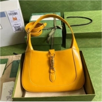 Top Quality GUCCI JACKIE 1961 SMALL SHOULDER BAG 636709 yellow