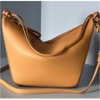 Inexpensive Loewe Original Leather Shoulder Handbag C923 brown