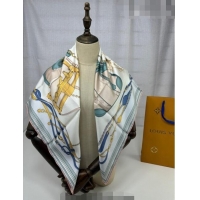 Top Quality Louis Vuitton Silk Sqaure Scarf 90x90cm 061305 2023
