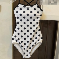 ​Top Quality Chanel Swimwear 062802 White/Black Dots 2023
