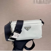 Promotional Prada Saffiano Leather Belt bag 2VH156 White 2023
