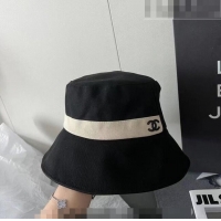 Super Quality Chanel Canvas Bucket Hat PA0628 Black 2023