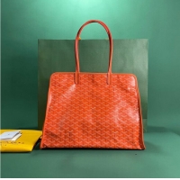 Crafted Goyard Original Sac Hardy Tote Bag 8955 Orange