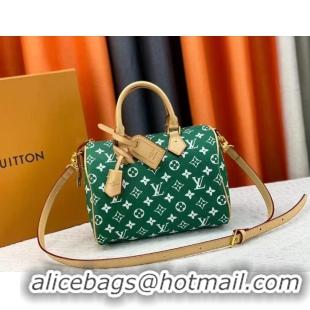 New Design Louis Vuitton Monogram Speedy Bag M24424 Green