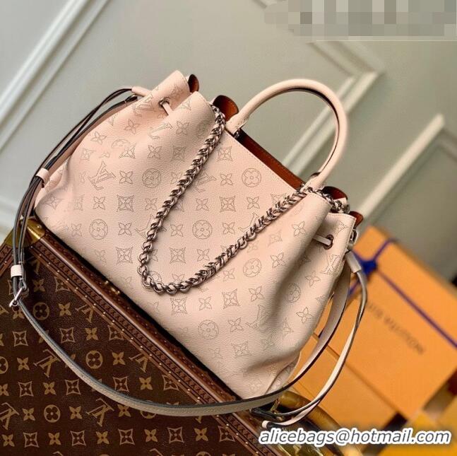 Well Crafted Louis Vuitton Bella Tote Bag in Mahina Perforated Calfskin M59203 Beige