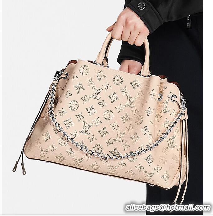 Well Crafted Louis Vuitton Bella Tote Bag in Mahina Perforated Calfskin M59203 Beige