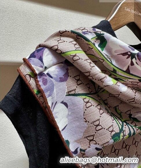 Modern Discount Gucci Flora GG Square Scarf 70x70cm 0726 Pink 2023