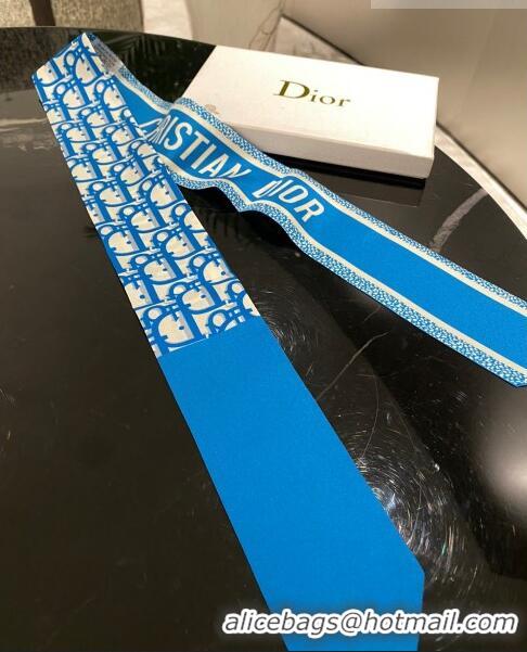 Traditional Specials Dior Silk Bandeau 5x106 cm DB22010325 Blue