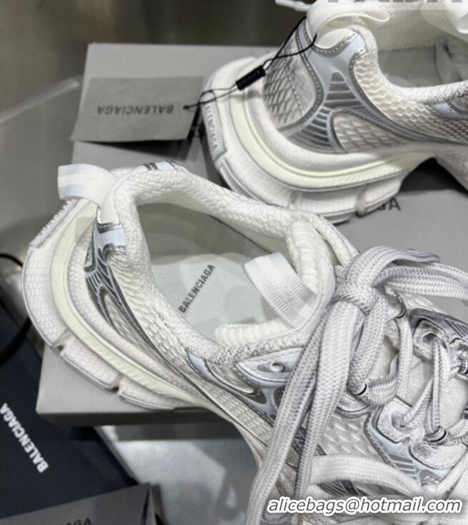 Super Quality Balenciaga 3XL Trainers Sneakers in Mesh and Polyurethane White/Silver 0703054