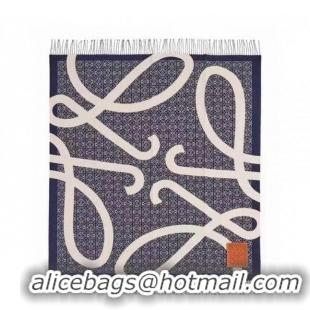 Trendy Design Loewe Anagram Wool Scarf 130x140cm 0815 Blue 2023