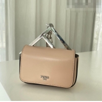 Reasonable Price Fendi First Sight Nano Bag Charm in Glossy Leather 8609S Nude 2023