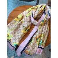 Good Product Gucci Cashmere Long Scarf 110x200cm G71403 Pink 2023