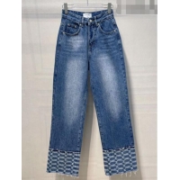 ​Fashion Luxury Chanel Denim Jeans CH7417 Blue 2023