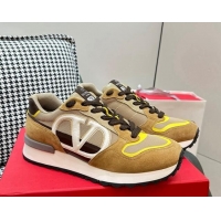 Best Price Valentino Vlogo Pace Low-top Sneakers Brown 626003